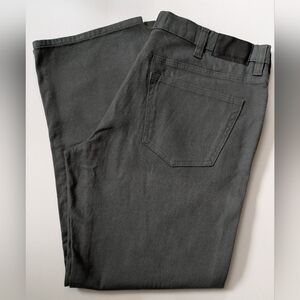 Denver Hayes Men's Grey Denim Jeans Straight Leg Casual Comfortable Pants 36x30